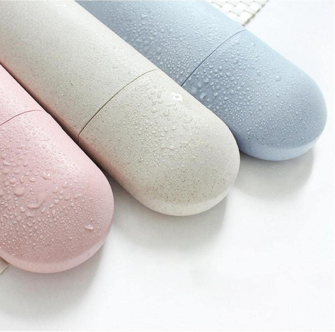 1pc Portable Toothbrush Case Camping Toothbrush Protect Box Travel Toothbrush Storage Cover Toothpaste Organizer Holder Random Color : Health & Household