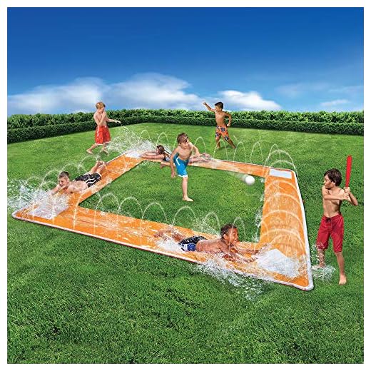 BANZAI Spring and Summer Toys Grand Slam Baseball Water Slide