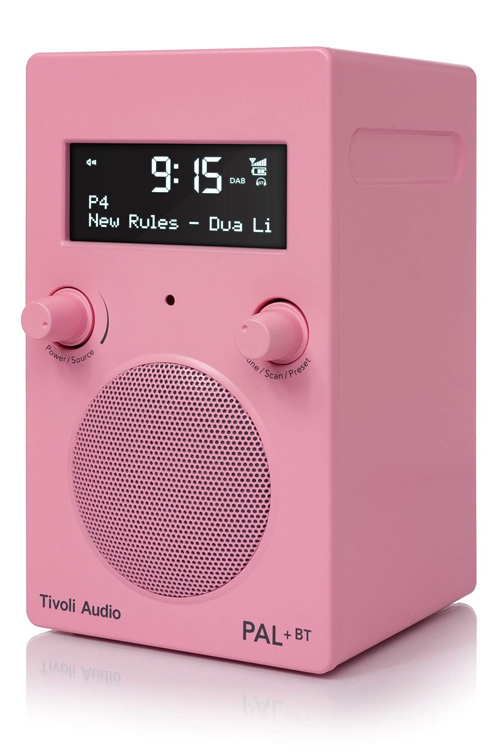 Tivoli Audio compatible - PAL+ BT Portable FM/DAB Radio (Pink)