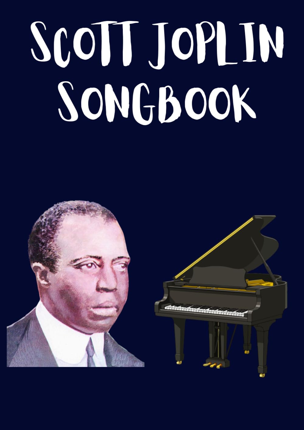 scott joplin songbook: Selection of famous scott joplin piano rags book arranged for beginners and intermediate piano players