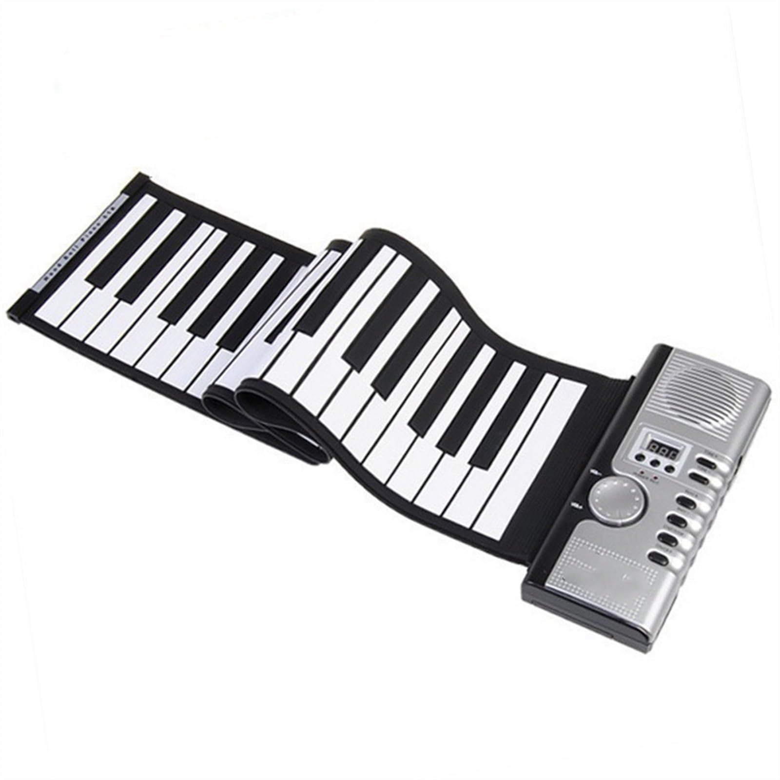 Teclado De Piano Electrico Para Principiantes Piano Electrónico Plegable De Silicona De 61 Teclas Hecho A Mano Con Altavoz Incorporado Para Principiantes Para Adultos
