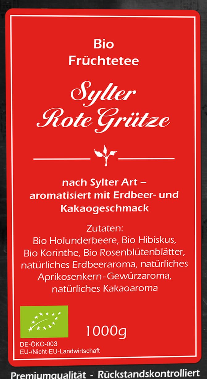 Paulsen "Bio Sylter Rote Grütze", Früchtetee, 1000g