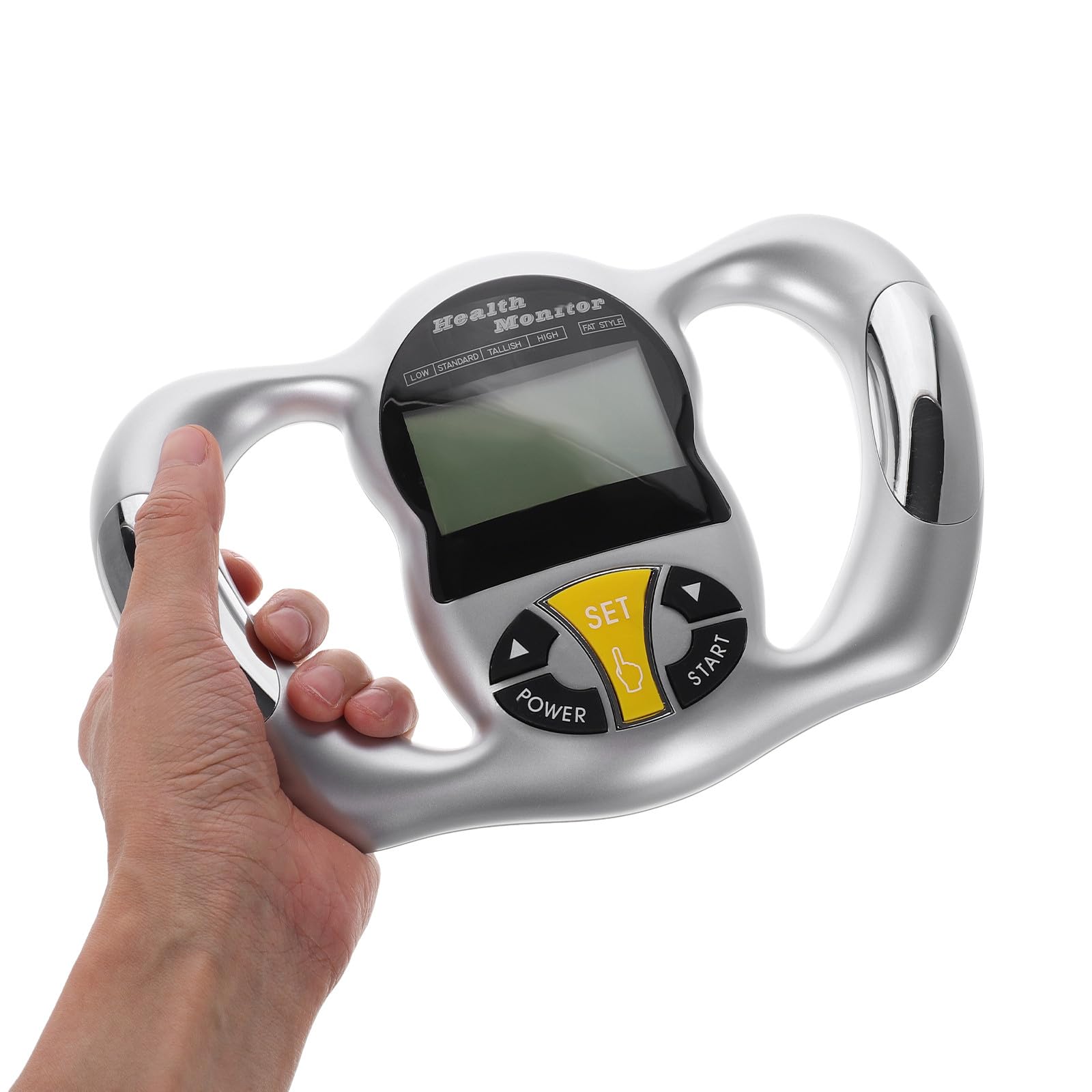 Artibetter Tragbares Körperfett und Bmi Messgerät mit LCD Display zur Genauen Fettanteil Messung und Gesundheitskontrolle Zuhause