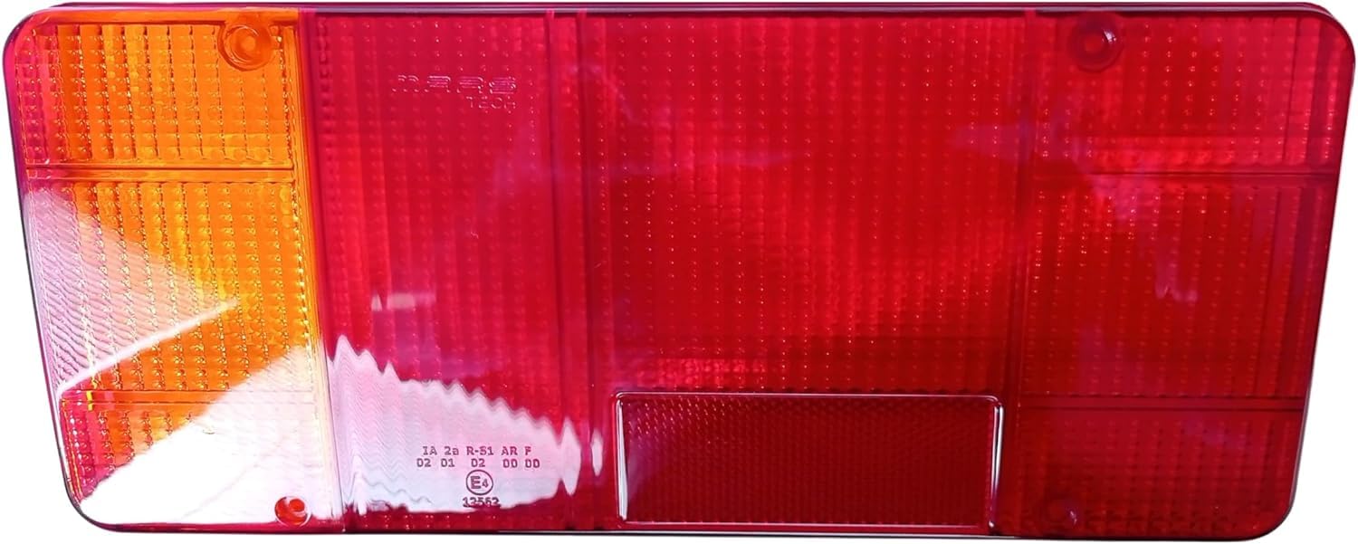 2 Lente di ricambio Luci Finale Posteriore per Renault Master,VW T-5,Iveco Daily Eurocargo I,II,III,Citroen C25 Jumper Jumpy,Fiat Ducato,Peugeot Boxer Pritsche LKW Anhänger E-MARK