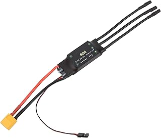 ESC para aviões RC, drone com design cuidadoso ESC funções de proteção de velocidade de resposta rápida com 1 ESC 1 manual para drone RC e aeronaves de espuma