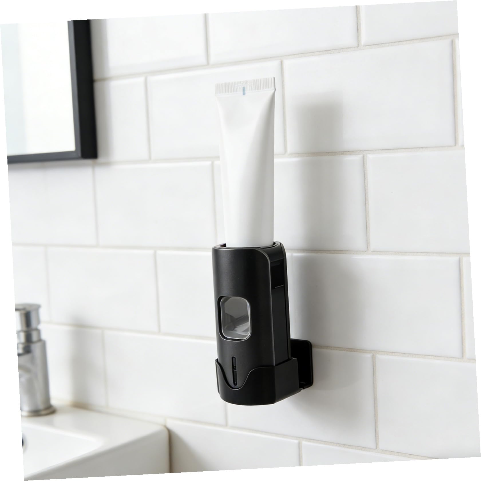 Dispenser Dentifricio Automatico da Parete con 2 Slot Spazzolini