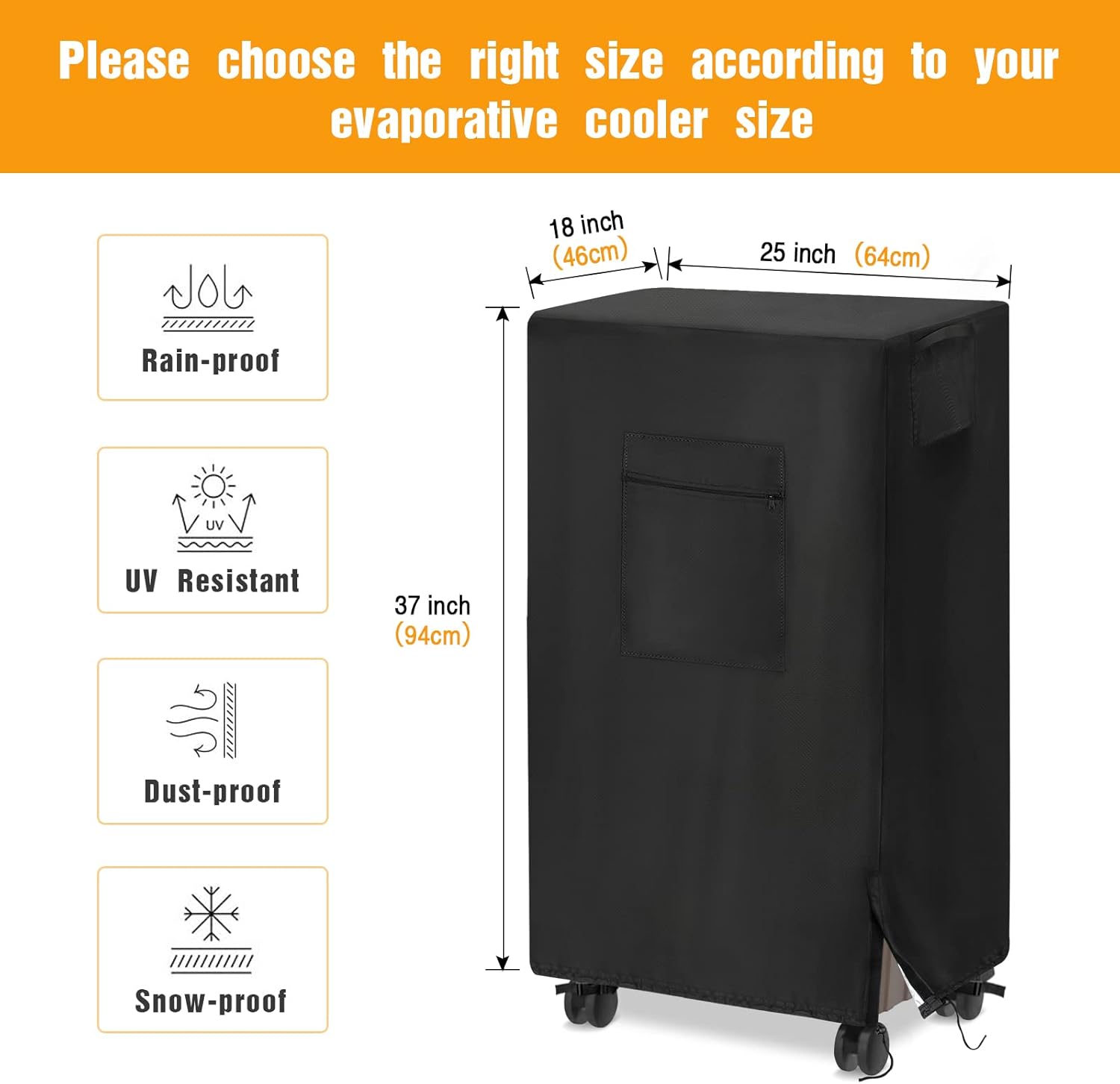 Buy Kasla Evaporative Cooler Cover for Hessaire MF37M / MFC3600