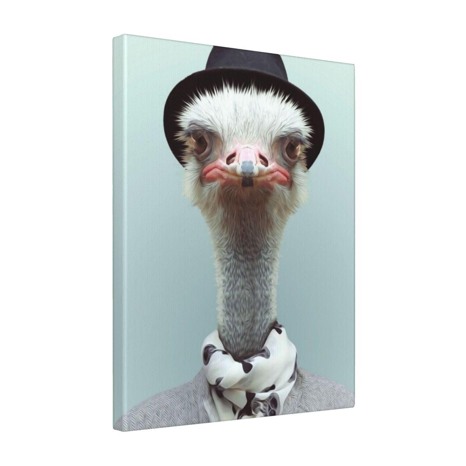 Amazon.co.jp: 面白い 駝鳥 ダチョウ ポスター アートパネル アート