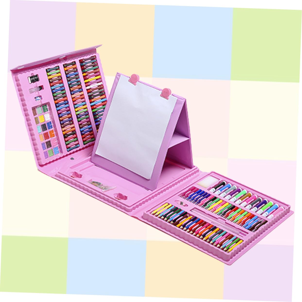Stylos à Gel pour Dessin et Coloriage 208 Pièces Rose, Ensemble Multi-Couleurs pour Artistes et Amateurs, Pointe Fine, Encre Fluide, Kit Loisirs Créatifs, Scrapbooking, Carnet