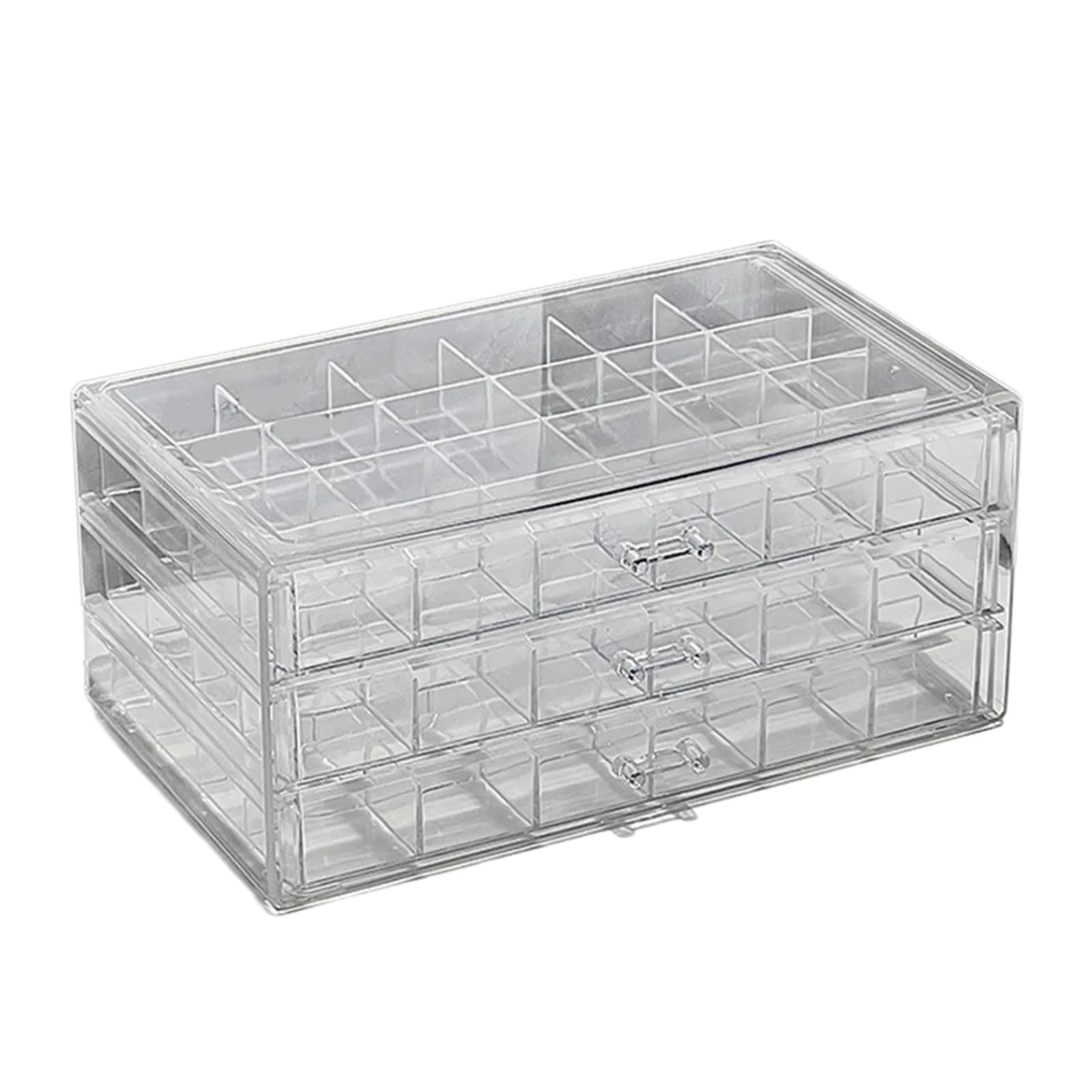 YWLUUOO Stylish Jewelry Case with Dividers and Dustproof Designs Storage Container for Earrings Rings Necklaces Jewelry Storage Box