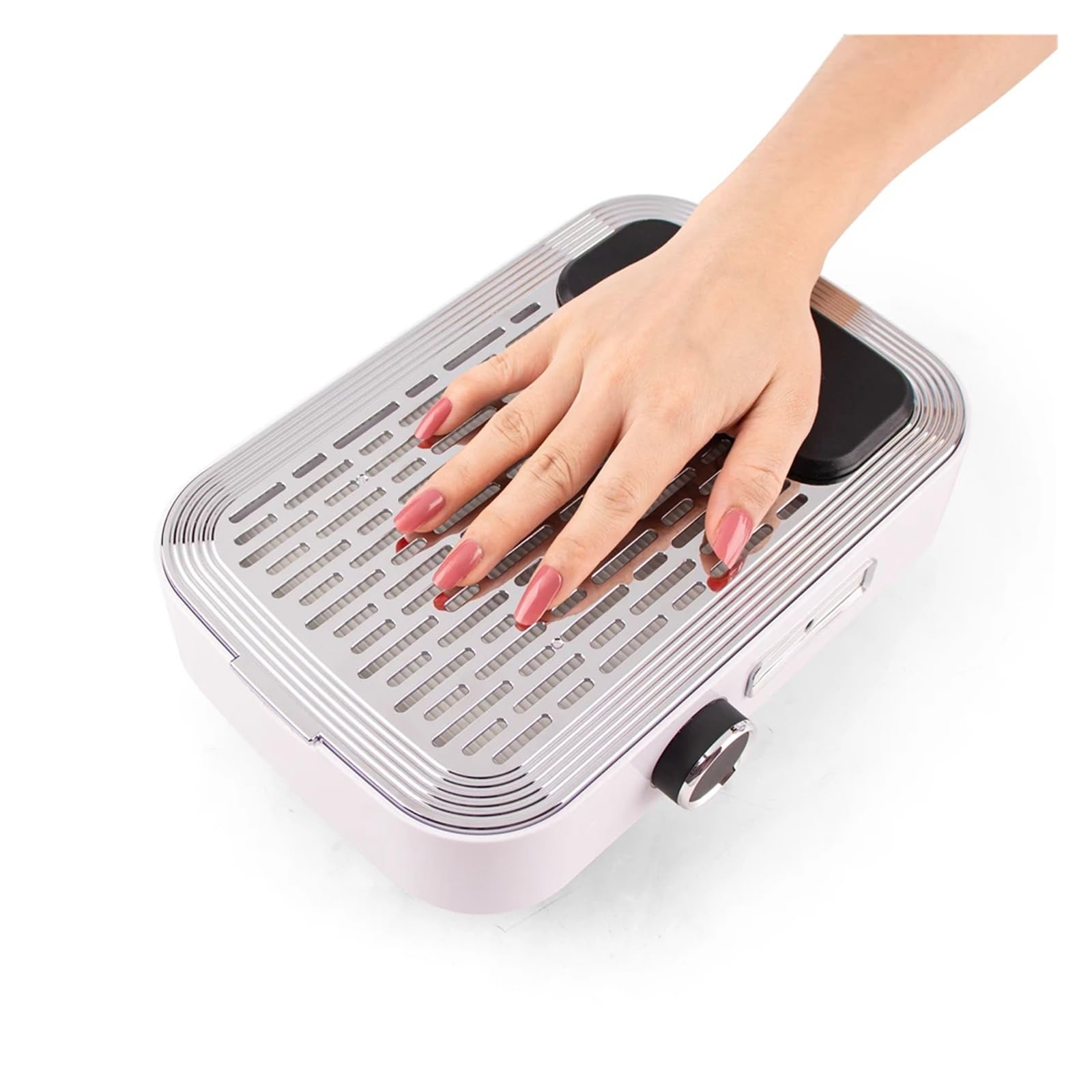 Odkurzacz do Paznokci, Mocny 80 W Silny Ssący Bezprzewodowy Odkurzacz Do Paznokci Odkurzacz Akumulatorowy Wentylator 4500RPM Narzędzia Do Salonu Paznokci Do Czyszczenia(Nero)