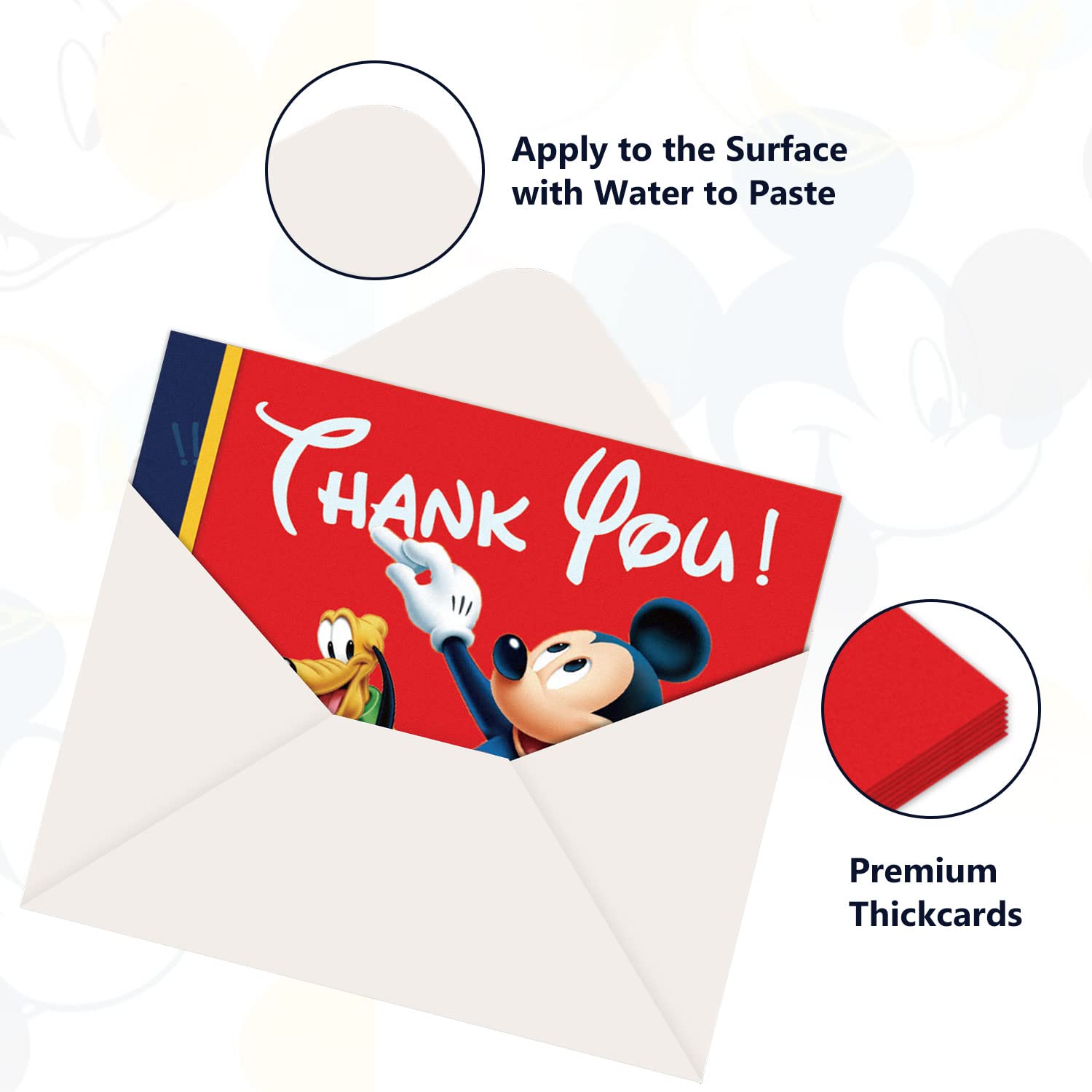 Mickey Mouse Thank You Printable Template Disney Mouse Ear DIY