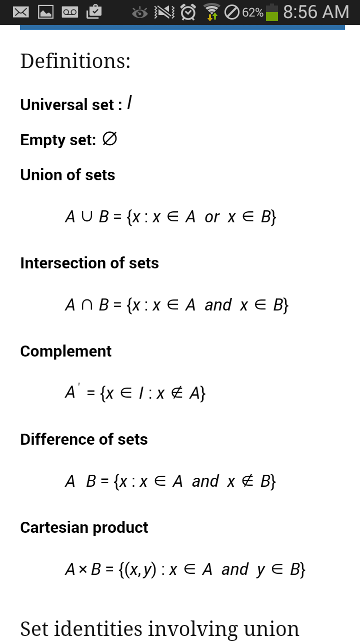 Math Formulas lite - App on Amazon Appstore