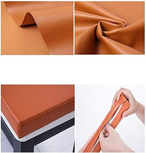 Miniatura 2 de YUURO Cojín de banco de cuero impermeable con relleno de espuma de alta densidad, cojín de asiento extraíble para ventana panorámica para muebles de