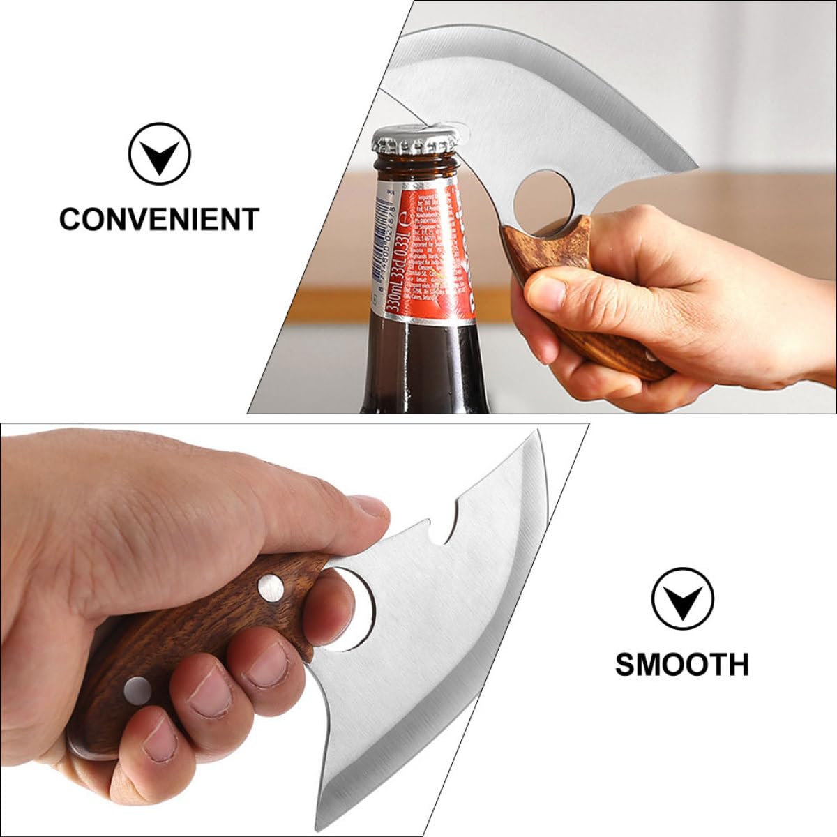 Cuchillo Carne de Acero Inoxidable Mango Cómodo y Resistente Adecuado para Cocina Profesional y Cortar Carne de Forma Precisa y Segura