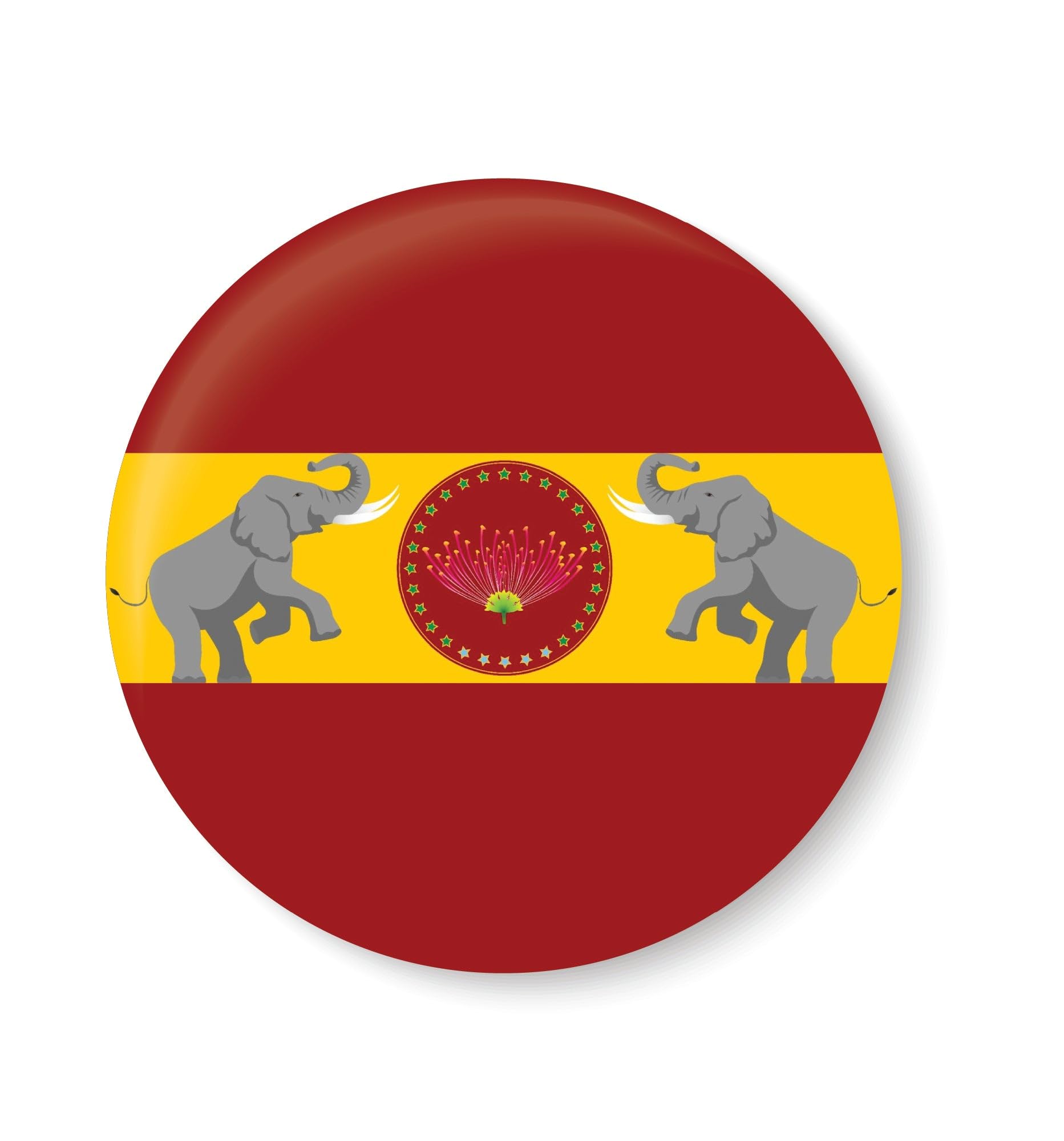 PEACOCKRIDE Thanga Thalapathy Vijay I Tamilaga Vettri Kazhagam I TVK I TVK Flag I Pin Badge (Multicolor, 37mm) (B0DFTR72TY) Amazon Price History, Amazon Price Tracker