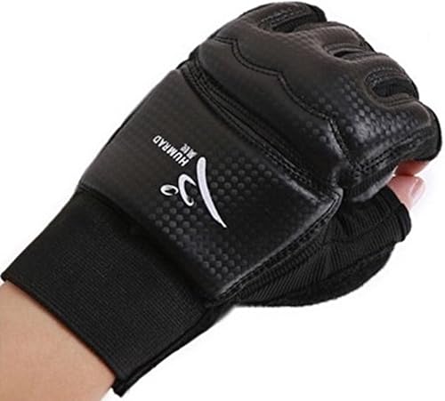 Miniatura 3 de Baselay Guantes de Taekwondo, aprobados por la WTF Muay Thai, saco de arena, saco de boxeo, medio mitones, artes marciales, karate, lucha de medio