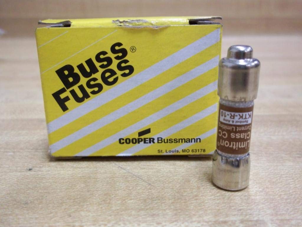 Bussman KTK-R-10 Class CC Fuse 10amp 600V Box of 10