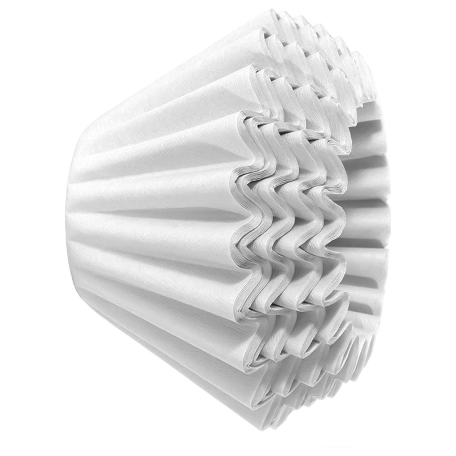 Kalttoy Of 100 Unbleached Coffee Filter Paper for Cone Drippers High Efficiency Sheets Recyclable Paper
