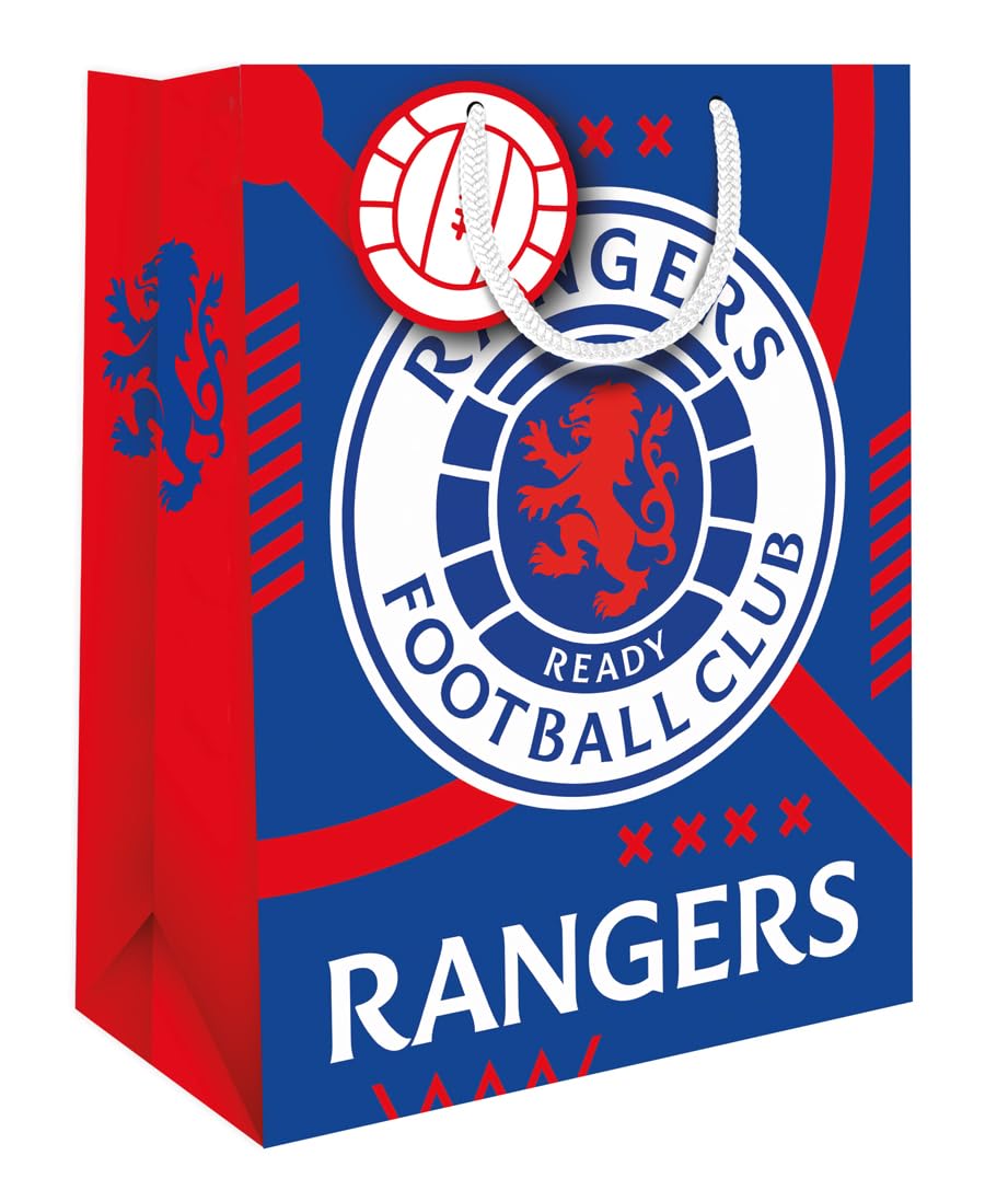 Glasgow Rangers Football Club Medium Gift Bag, Football Lover Gift Bag, Rangers FC