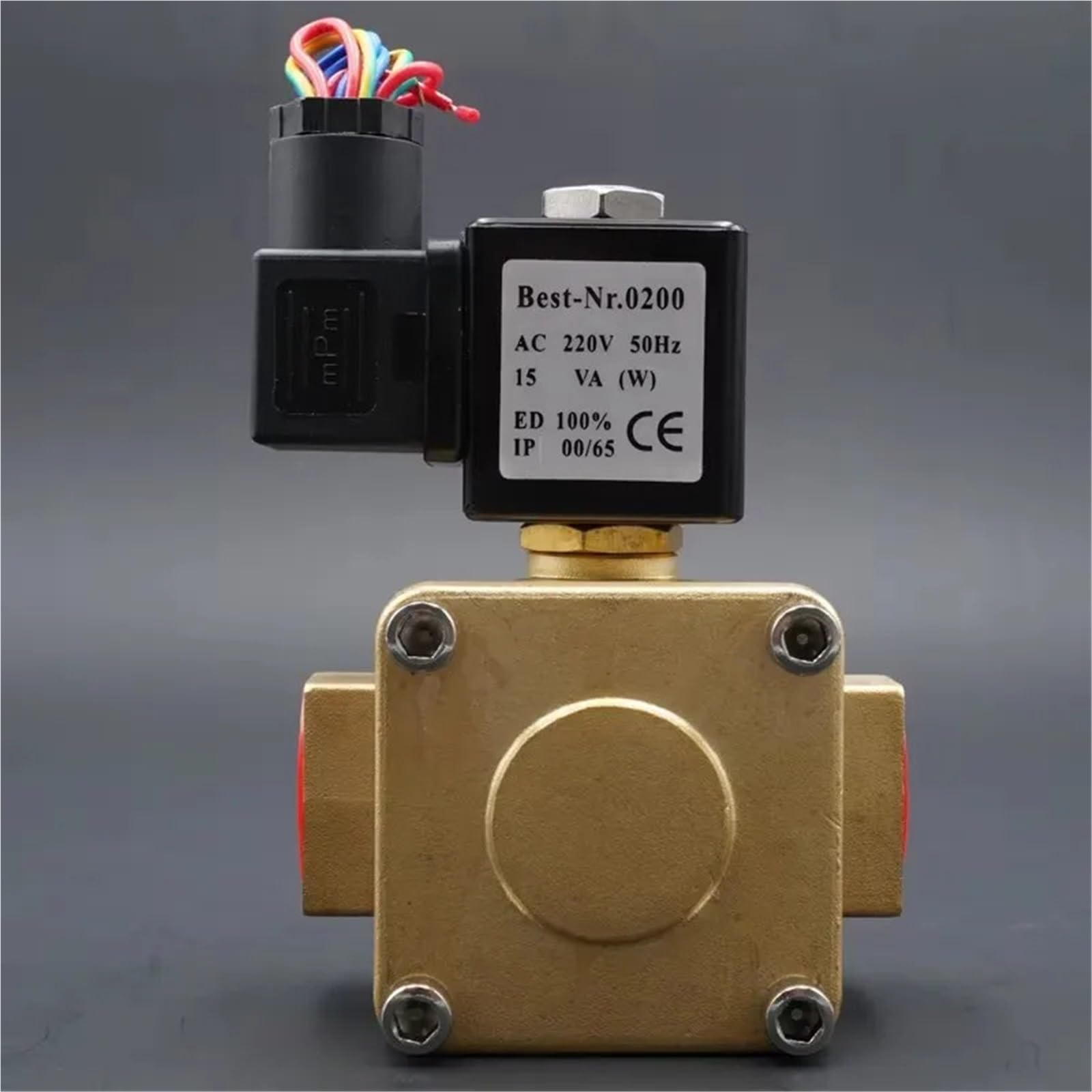 Zawór wodny 220 V, 24 V, zawór elektromagnetyczny NBR normalnie zamknięty/otwarty, wysoka temperatura, zawory sprężarki powietrza G1/2" 3/4" 1" | Zawór magnetyczny (DN25 Normally Closed,DC12V)