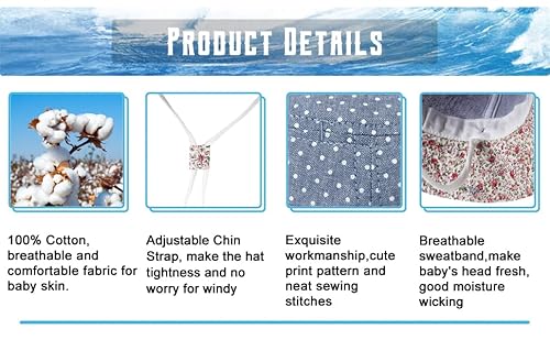 GEMVIE-Cappello da Pescatore Bambini 3 Mesi- 6