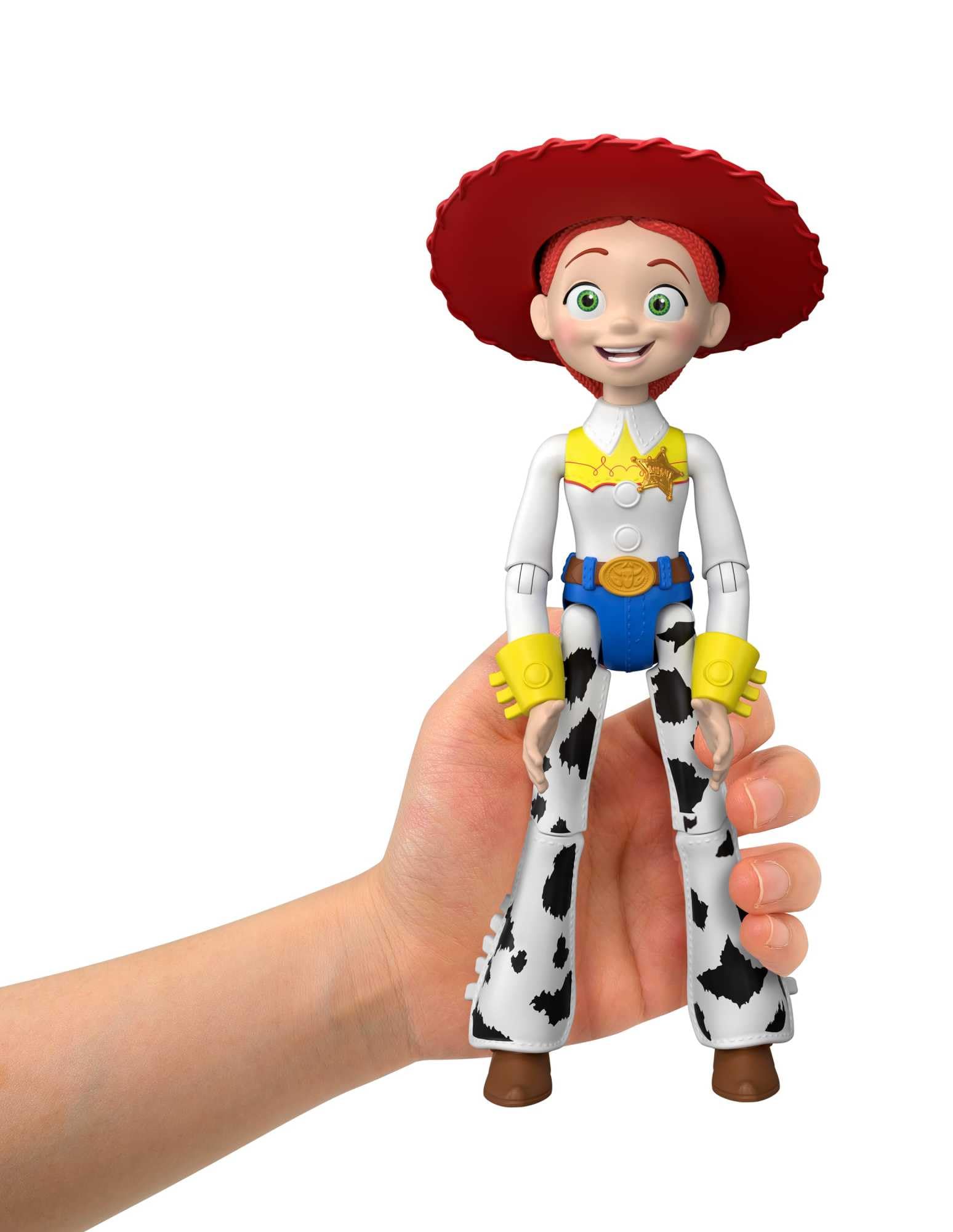 Mattel Disney e Pixar Toy Story 5 Jessie parlante | Personaggio snodato da 30 cm con Jimmy Dean, oltre 35 suoni e frasi dal film, JMW29