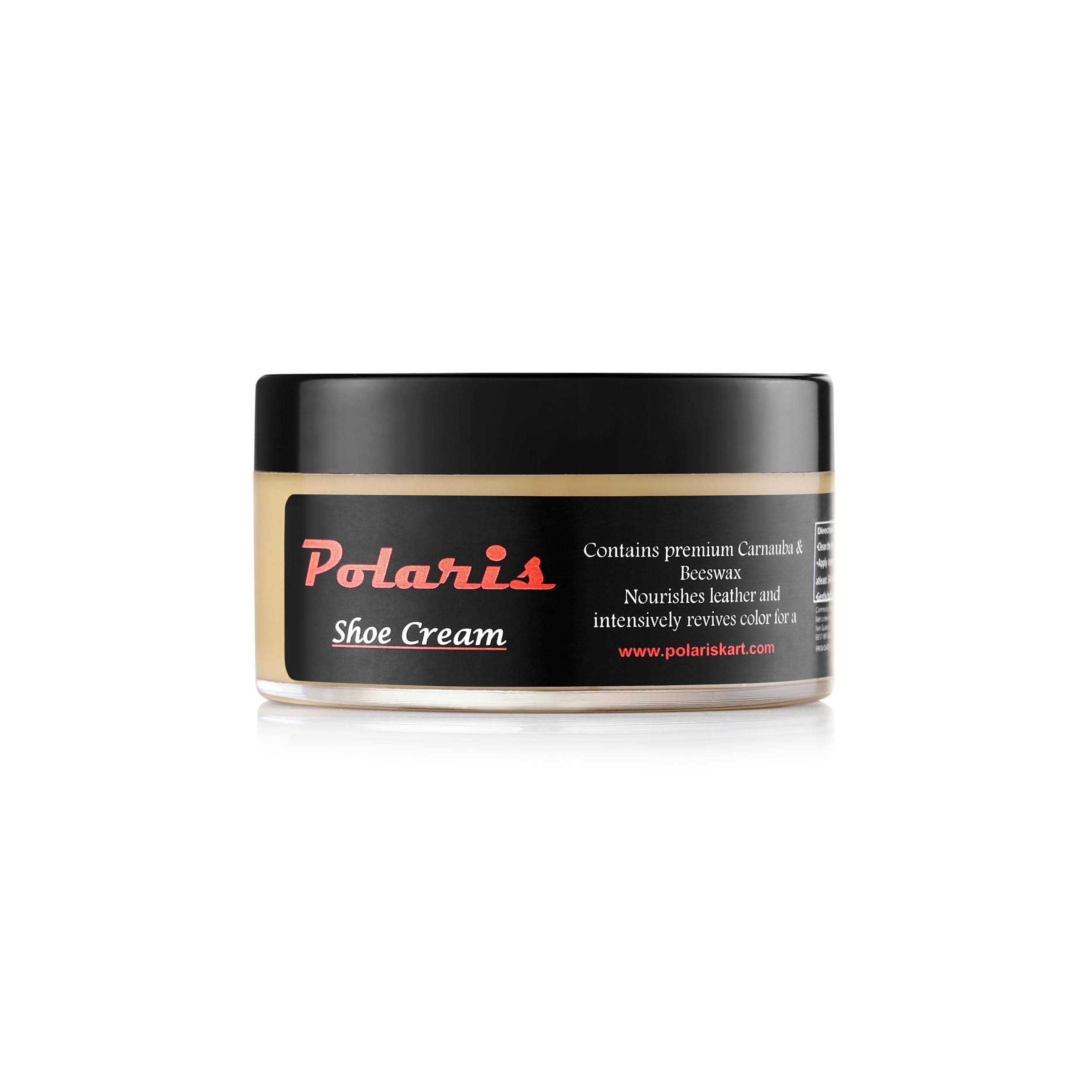 polaris Shoe Cream Light Brown 60gm | Premium Leather Shoe Polish & Shoe Shine Cream | Long Lasting Leather Conditioner Shoes & Shoe Color Restorer for Formal Shoes, Boots, Bags & Belts 3