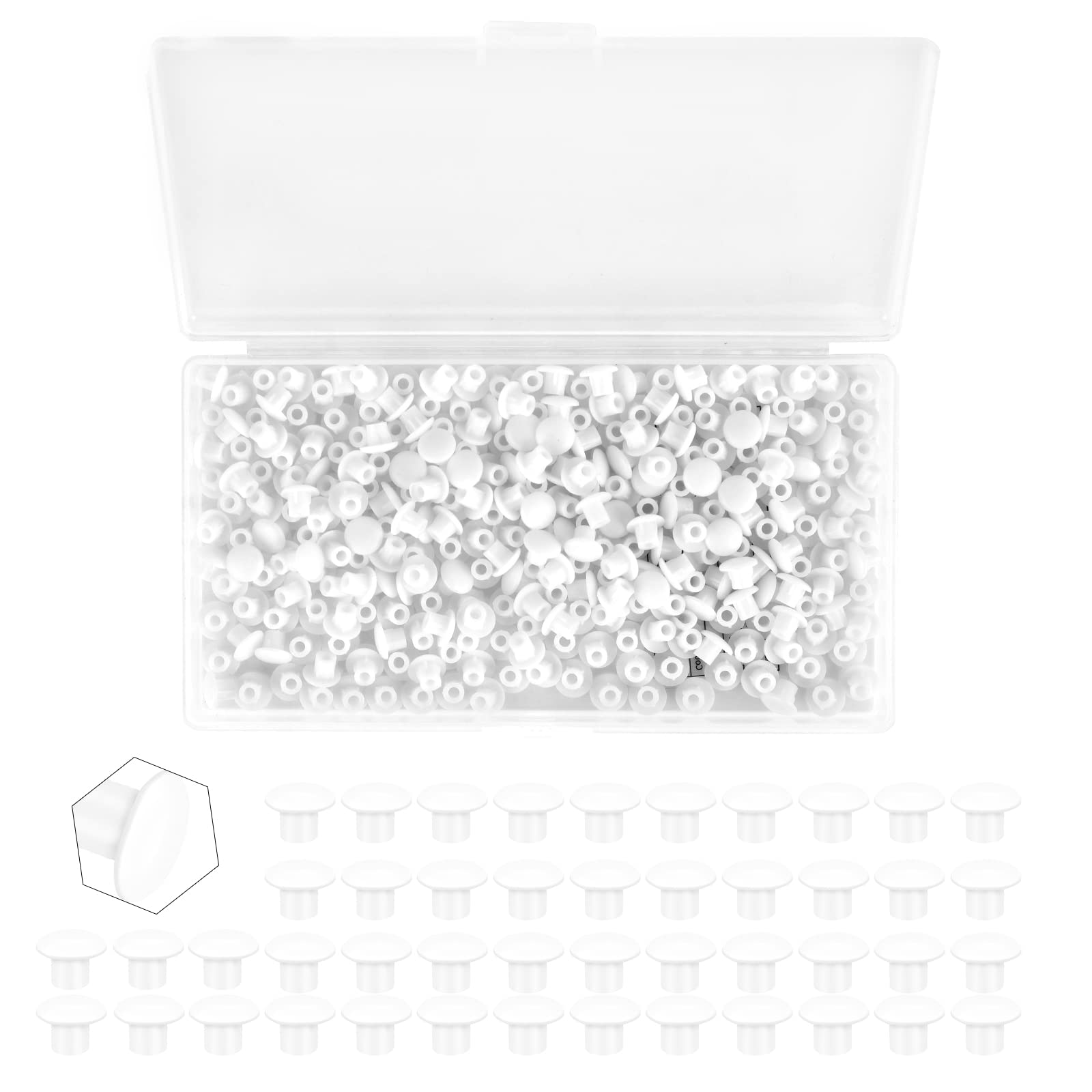 Caches Pour Trous De Perçage,Caches Pour Vis Meubles,Capuchons De Vis Ronds En Plastique,Caches