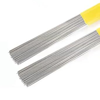 20pcs 50cm Lengh Straight Stainless Steel Spring Wire Assortment Kit, Full Hard Steel Wire Diameter 1mm