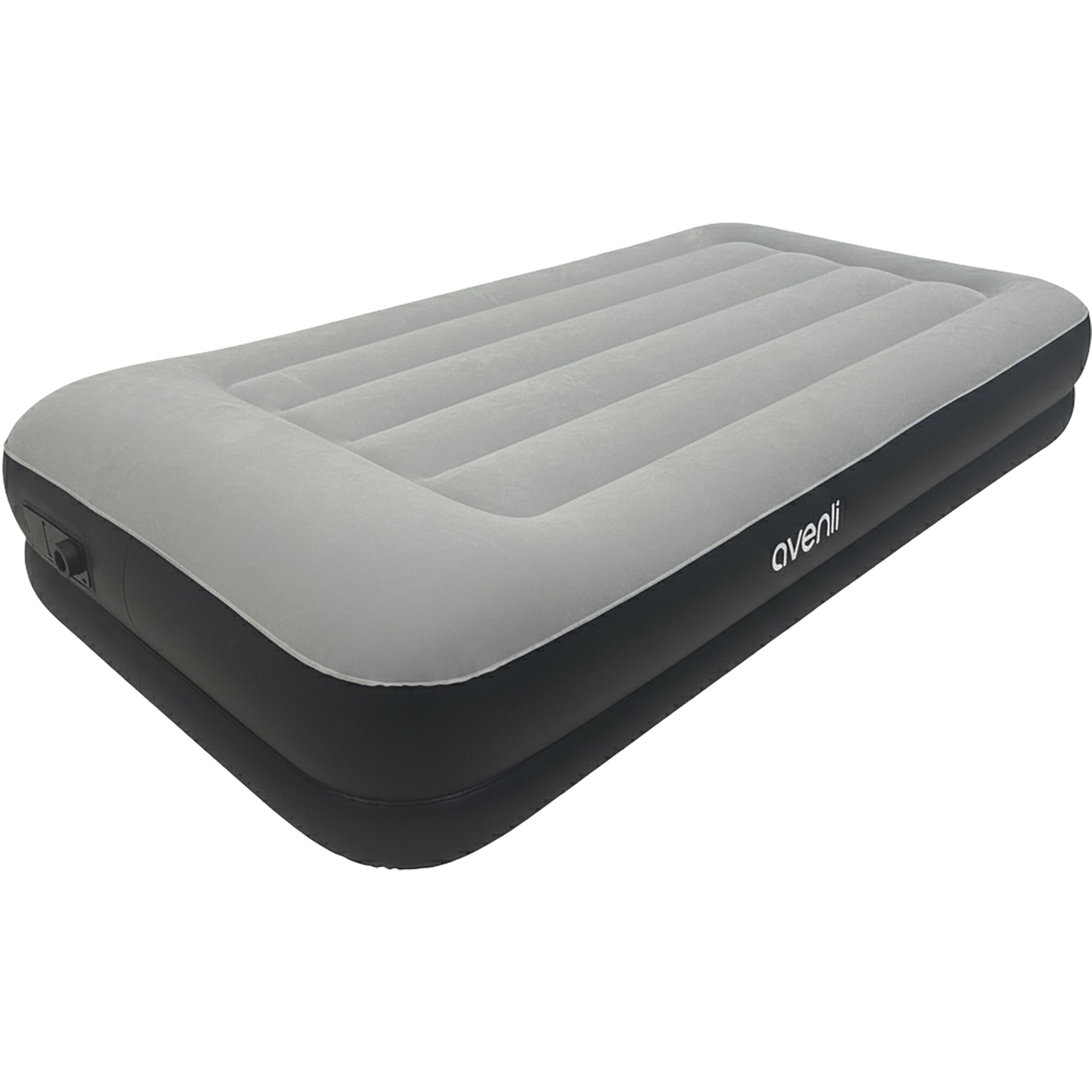AVENLI Materasso Letto gonfiabile autogonfiabile singolo 191x99x36cm materassi autogonfiante per ospiti con pompa integrata superficie di sdraio alta e floccata per campeggio e casa