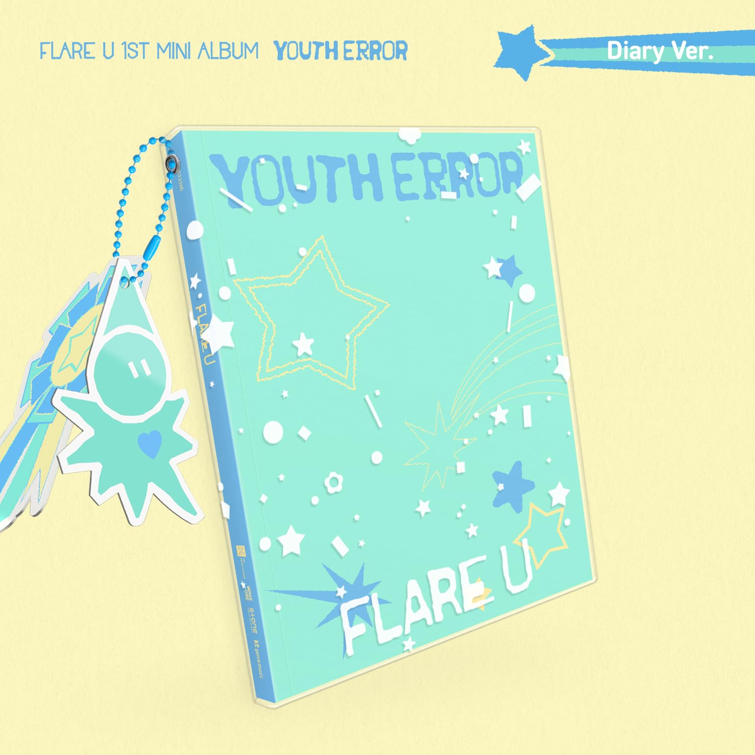 flare u カンウジン AppleMusicらくがき入り サイン ポラロイド Amazon.co.jp: FLARE U [YOUTH ERROR] (Diary Ver.)（韓国盤）【正規