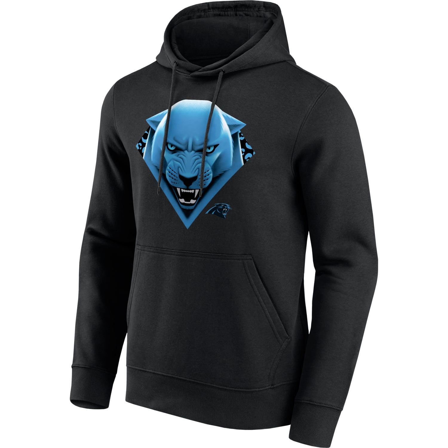 Sudadera Carolina Panthers forro polar protege del frío con capucha NFL 3