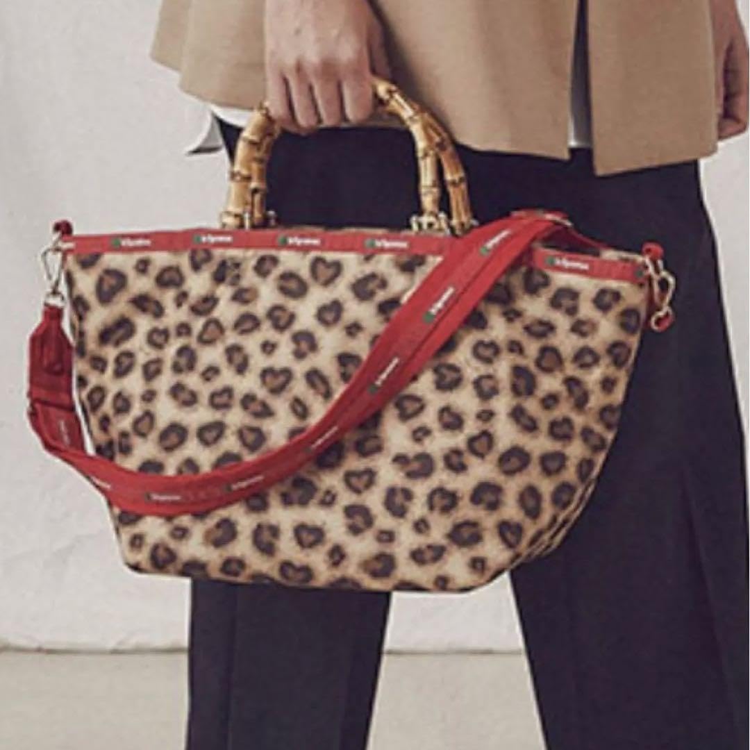 レスポ ダルメシアン様トートバッグ バンブーハンドル 正規店購入 レスポ ダルメシアン様トートバッグ バンブーハンドル 正規店