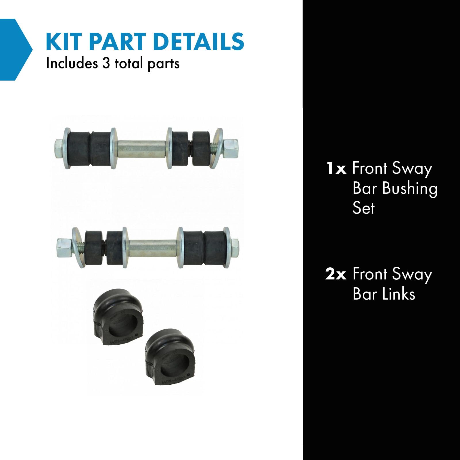 2004-2006 Nissan Titan LE/SE/XE Front Sway Bar Bushing Red Prothane - 14-1123 - Foto 4