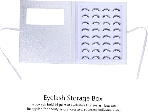 Miniatura 5 de FRCOLOR Caja de embalaje de pestañas postizas, rizador de pestañas falsas Colocador De Pestañas Postizas Caja de almacenamiento de pestañas postizas