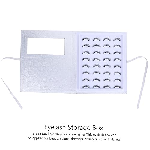 Miniatura 5 de FRCOLOR Caja de embalaje de pestañas postizas, rizador de pestañas falsas Colocador De Pestañas Postizas Caja de almacenamiento de pestañas postizas