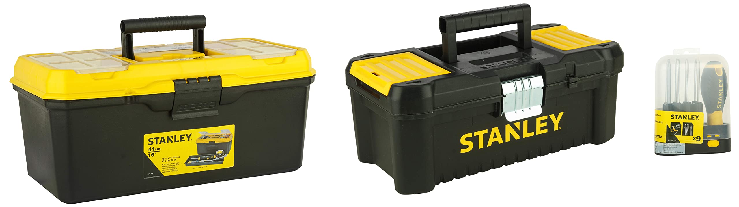 STANLEY STHT62511 9-Way Screwdriver Set with Storage Case for Home, DIY, Professional & Industrial U