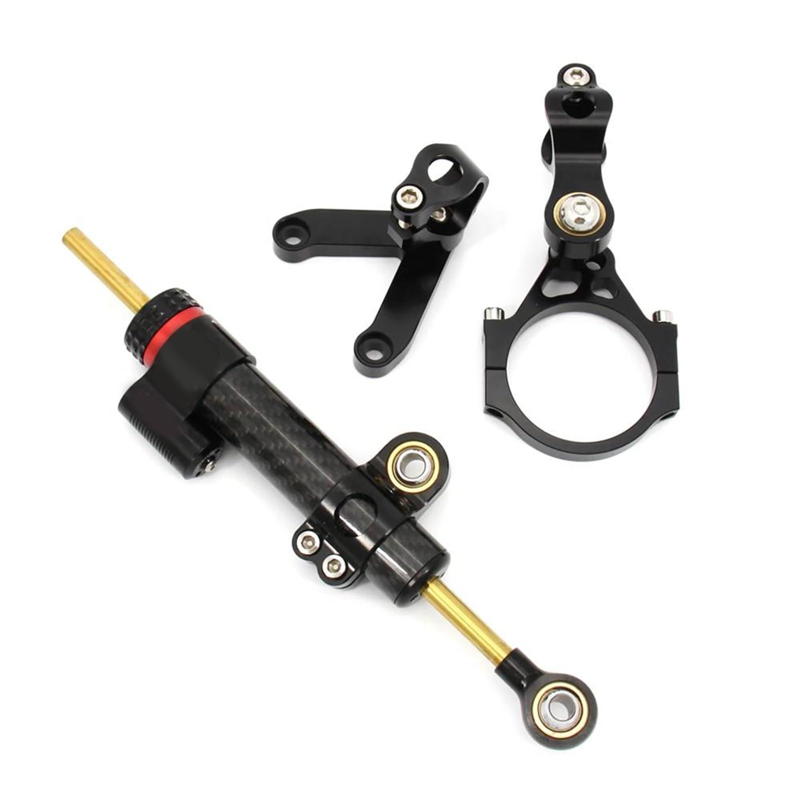 Soporte estabilizador de amortiguador de dirección CNC para Ducati 848 2008-2010 1