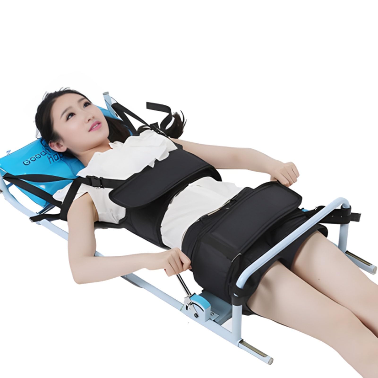 Sxtyfbb Light Cervical And Lumbar Traction Device,Lumbar Stretcher,Cervical And Lumbar Frame,Spinal Decompression Machine Lumbar Belt,Can Be Used For Cervical And Lumbar Traction(A)