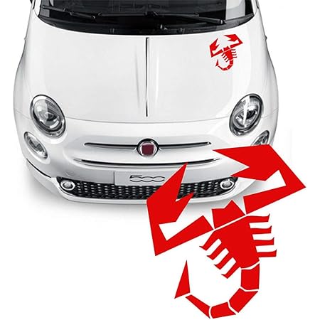 Amazon 金属製 サソリ 蠍 立体 エンブレム ステッカー シルバー デカール シール 車用 アクセサリー スコーピオン Fiat フィアット Abarth アバルト風 ステッカー デカール 車 バイク