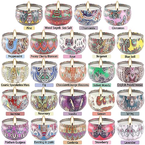 Cltniket Scented Candles Gift Set, 2.5 Oz Soy Wax Aromatherapy Candle For Home, Romantic Candles Gift For Mother Day Christmas Valentines Birthday thumb #2