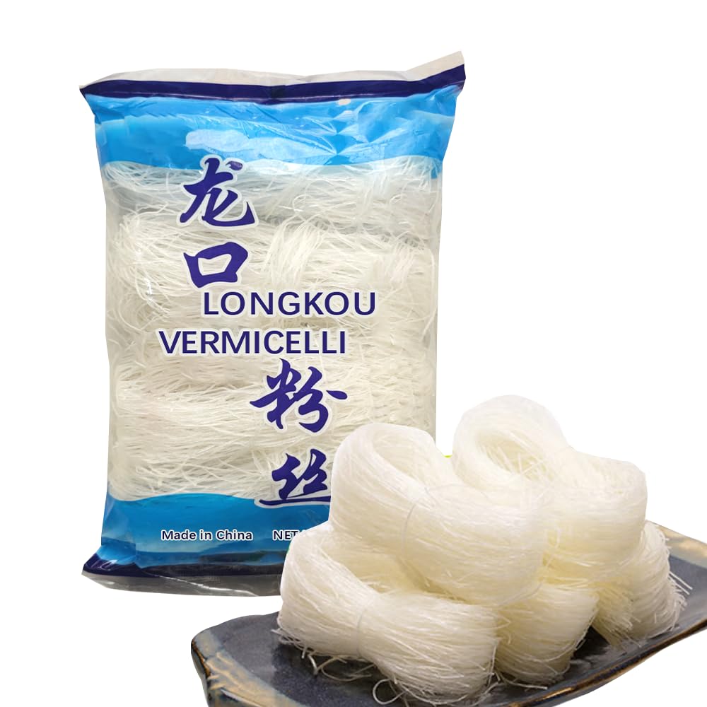 SIJIYUNLI-Longkou Vermicelli 100g/3.5oz glass noodles, fat free, low calorie, alternative to pasta