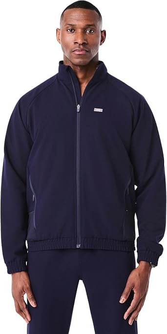 FIGS Cobaki Scrub Jacket 3.0 for Men | 6 Pockets, Breathable, 4-Way Stretch, Anti-Wrinkle