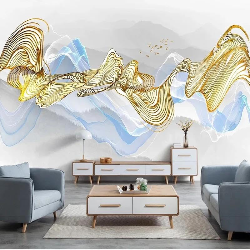 Papier peint minimaliste 3D pour transformer le mur de la chambre