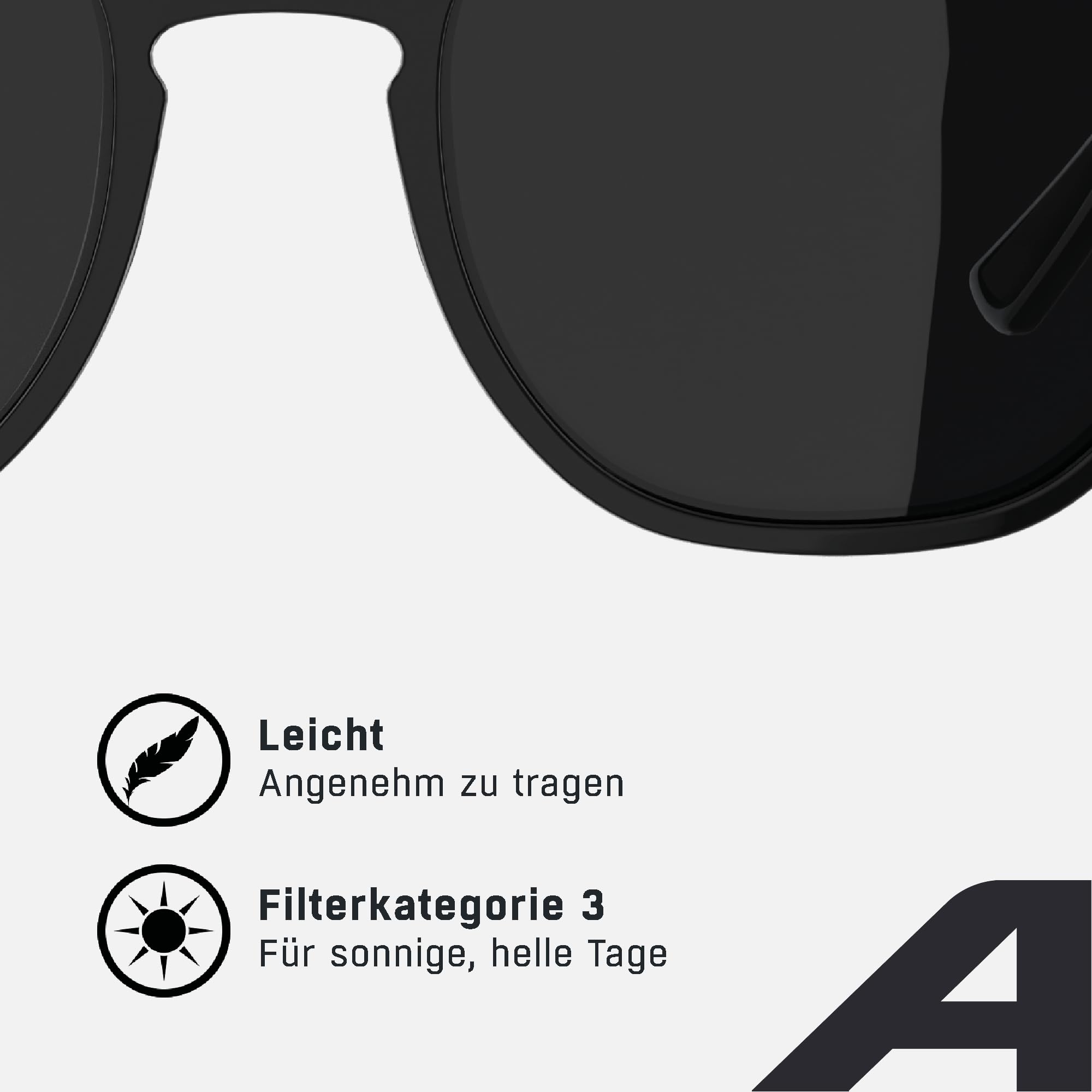 ALPINA DIMONT, stylische Sonnenbrille für Erwachsene, 100% UV-A, B, C-Schutz