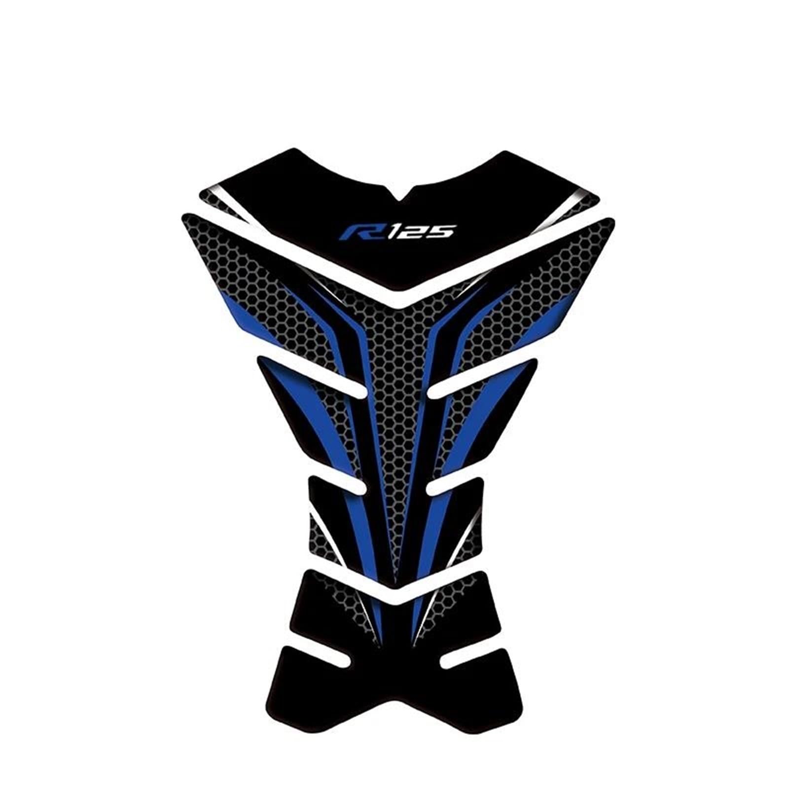 Motorcycle Accessories Sticker Decoration Decal Kit Gasoline Tank Pad Protector for Yamaha YZF R125 Tank Sticker(Color19)