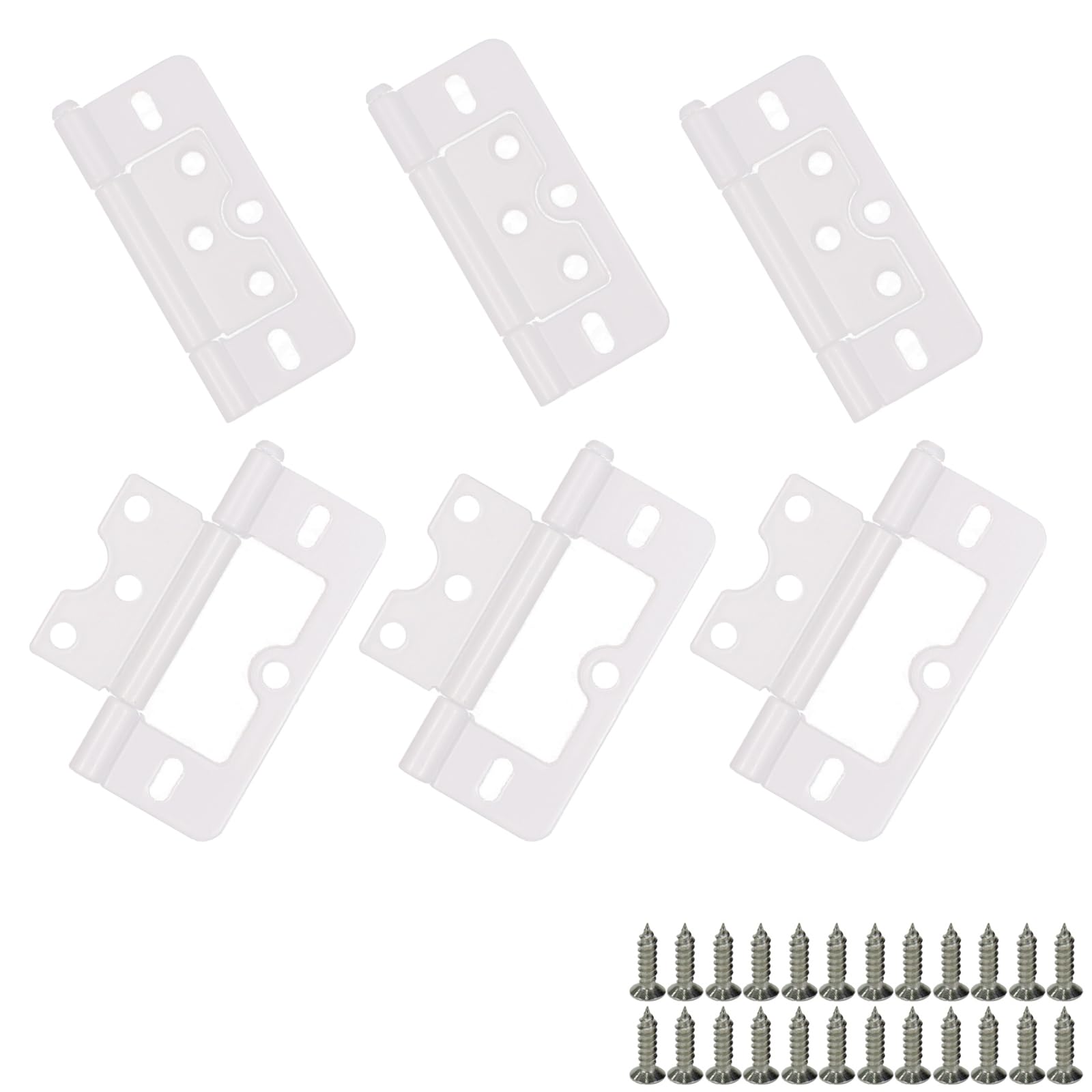 Coshar 6-Pack Flat Black Door Hinges -11 Coshar 6-Pack Flat Black Door Hinges -11