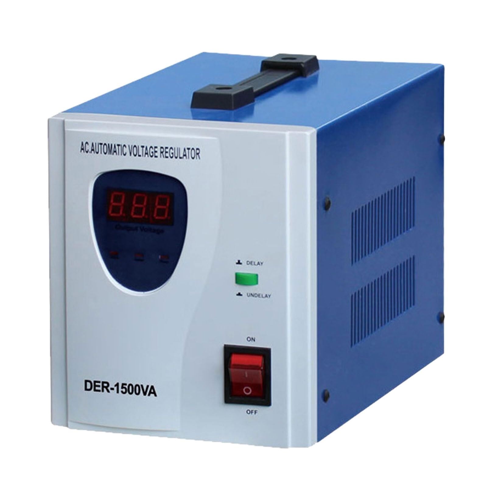 Stabilisateur de tension 220V 1500VA avec régulateur électronique automatique et écran digital