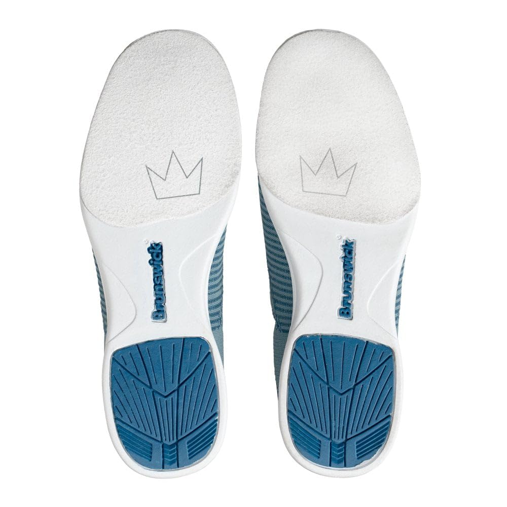 Brunswick Twisted Knit Steel Blue Ladies Size 8